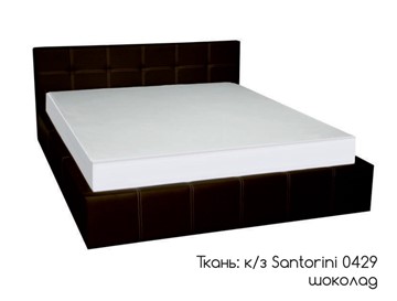 Спальная кровать Грета 160х200 (шоколад) с основанием в Грозном