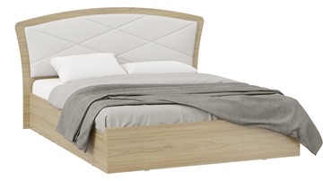 Кровать 2-спальная с подъемным механизмом Сэнди Тип 1 без заглушины (Вяз благородный/Белый) в Грозном