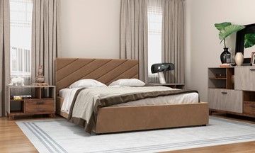 Кровать двуспальная Юта 160х200 (вариант 3) с основанием в Грозном