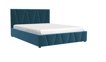 Двуспальная кровать Вендетта (вариант 1 велюр) 1600х2000 с основанием в Грозном