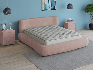 Двуспальная кровать Zephyr 180х200, (Велсофт Винтажный розовый) в Грозном