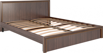 Кровать двуспальная Беатрис М07 (Орех Гепланкт) в Грозном