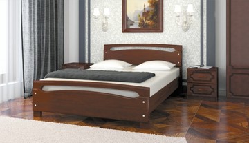 Кровать 1.5-спальная Камелия-2 (Орех) 140х200 в Грозном