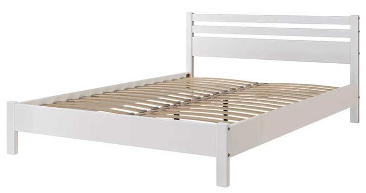 Кровать 1-спальная Милена (Белый античный) 120х200 в Грозном - изображение 1