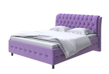 Двуспальная кровать Como (Veda) 4 180х200, Велюр (Forest 741 Светло-фиолетовый) в Грозном