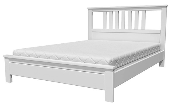 Кровать полутороспальная Лаура (Белый Античный) 140х200 в Грозном - изображение
