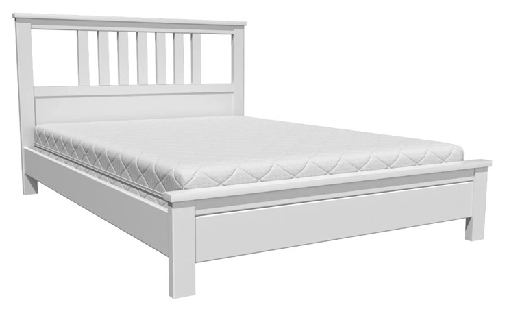 Кровать полутороспальная Лаура (Белый Античный) 140х200 в Грозном - изображение 1