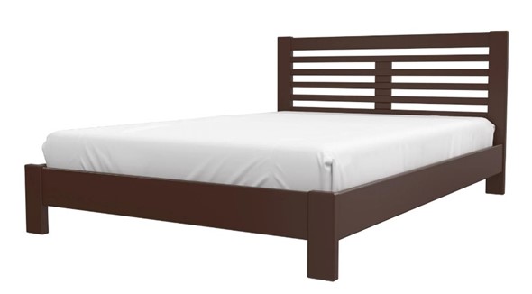 Кровать полуторная Линда (Орех) 160х200 в Грозном - изображение
