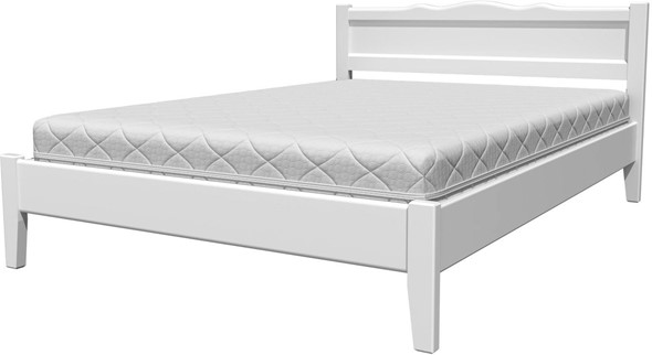 Кровать полуторная Карина-7 (Белый Античный) 140х200 в Грозном - изображение