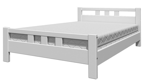 Кровать 1.5-спальная Вероника-2 (Белый Античный) 140х200 в Грозном - изображение