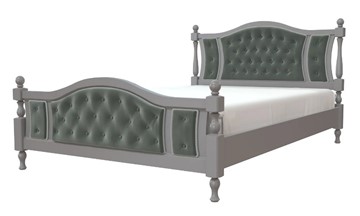 Кровать двуспальная Жасмин (Антрацит) 160х200 в Грозном