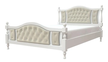 Кровать Жасмин (Белый античный) 140х200 в Грозном
