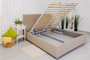 Спальная кровать Кристалл 1 1400х1900 с подъёмным механизмом в Грозном - предосмотр 3