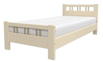 Спальная кровать Вероника-3 (Слоновая кость) 90х200 в Грозном