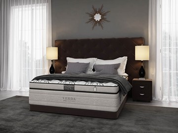 Кровать 2-спальная Style/Basement 160х200, Флок (Велсофт Спелая слива) в Грозном