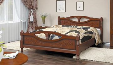 Спальная кровать Елена-4 (Орех) 160х200 в Грозном