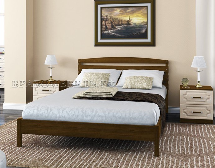 Спальная кровать Камелия-1 (Венге) 140х200 в Грозном - изображение 2