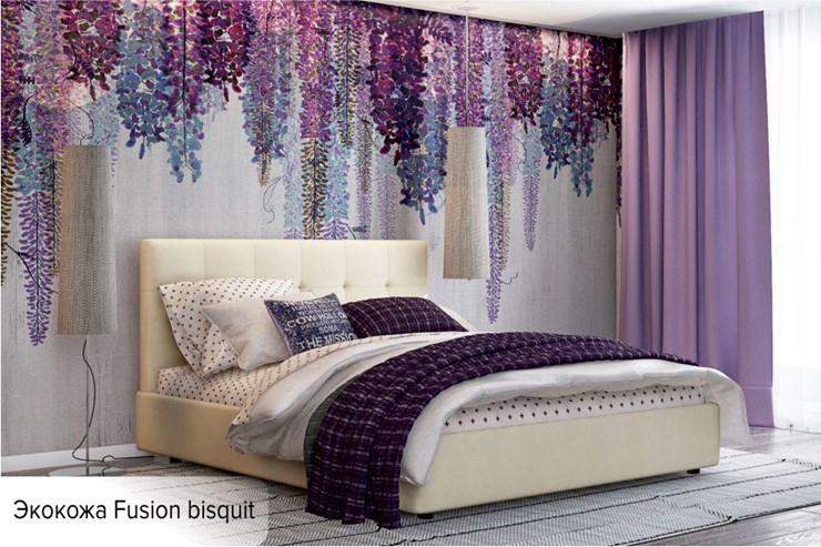 Спальная кровать Капри 120х200 (с основанием) в Грозном - изображение 9