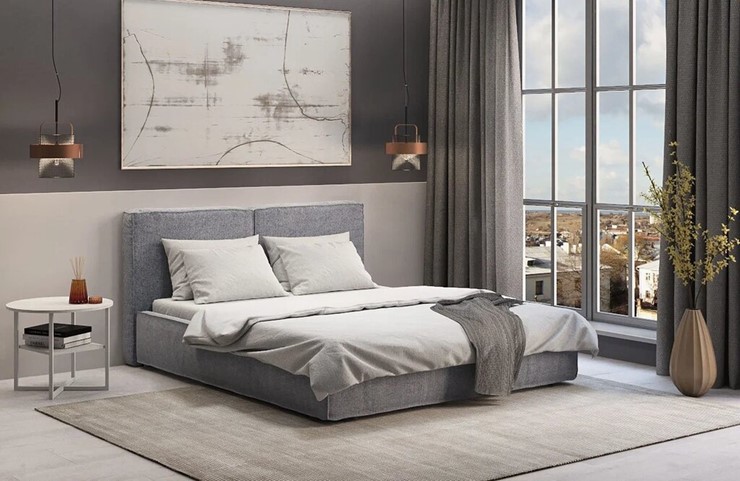 Кровать в спальню с подъемным механизмом Наоми 1400 в Грозном - изображение 6