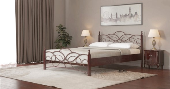 Полуторная кровать Марго 140*190 с основанием в Грозном - изображение