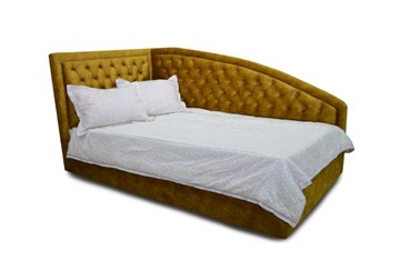 Угловая кровать с низкими ножками Грета 174х215 см в Грозном