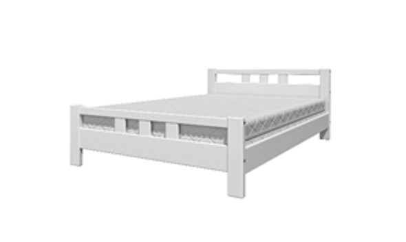 Односпальная кровать Вероника-2 (Белый Античный) 90х200 в Грозном - изображение