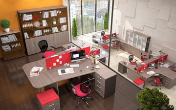 Офисный комплект мебели Xten для начальника отдела в Грозном - предосмотр 3