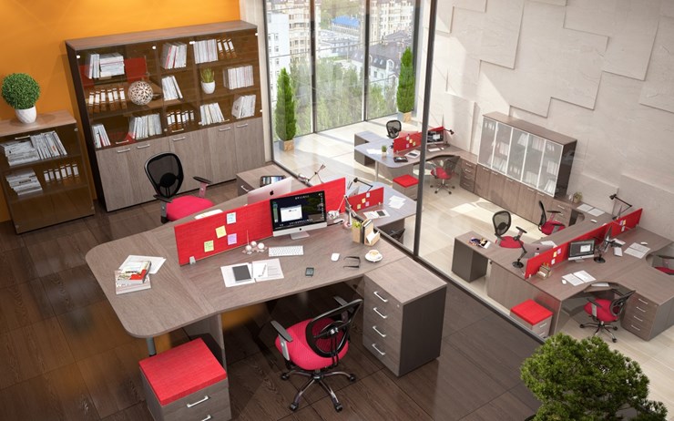 Офисный комплект мебели Xten для начальника отдела в Грозном - изображение 3