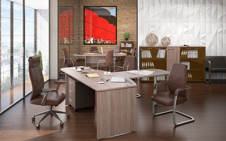 Офисный комплект мебели Xten для начальника отдела в Грозном - изображение