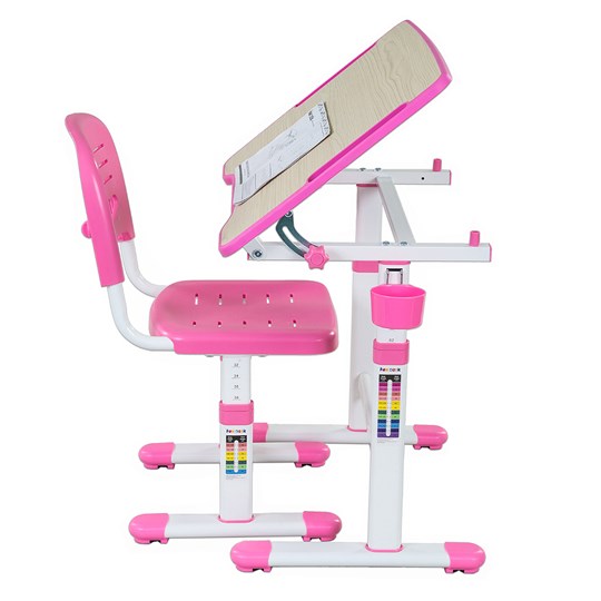 Парта растущая + стул Piccolino II Pink в Грозном - изображение 5