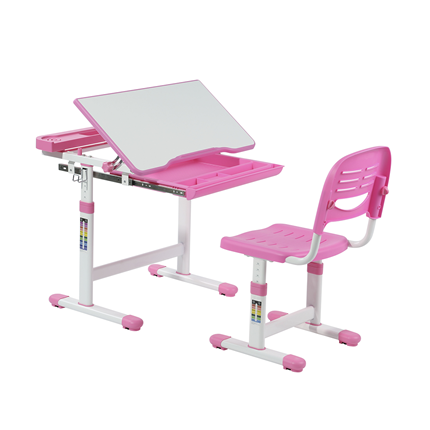 Стол растущий и стул Cantare Pink в Грозном - изображение