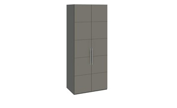 Шкаф распашной Наоми с 2-мя дверями, цвет Фон серый, Джут  СМ-208.07.03 в Грозном
