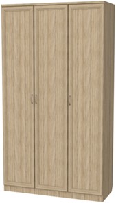 Шкаф распашной 106 3-х створчатый, цвет Дуб Сонома в Грозном - предосмотр