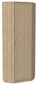 Шкаф распашной 402 угловой со штангой, цвет Дуб Сонома в Грозном - предосмотр