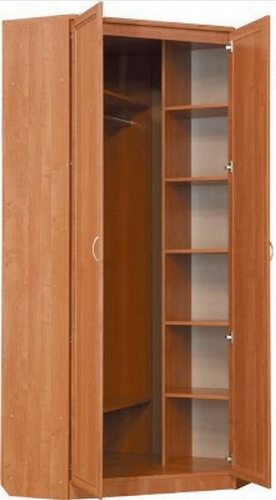 Шкаф 401 угловой со штангой, цвет Венге в Грозном - изображение 1