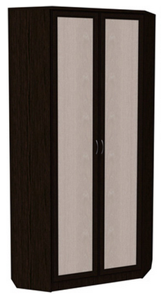 Шкаф 401 угловой со штангой, цвет Венге в Грозном - изображение