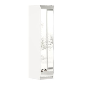Распашной шкаф Айла с зеркалом ЛД 688.140.000, Белый, исполнение 1 в Грозном