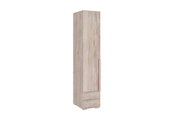 Шкаф одностворчатый с ящиками Лайк 54.01, дуб мария/роуз в Грозном - изображение
