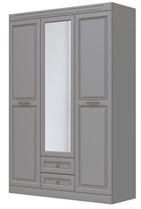 Шкаф трехдверный в спальню Олимп ШР-3 (антрацит) 1 зеркало в Грозном