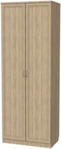 Шкаф двухдверный 101 со штангой,цвет Дуб Сонома в Грозном