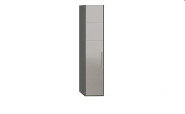 Шкаф Наоми с зеркальной дверью левый, цвет Фон серый, Джут СМ-208.07.02 L в Грозном