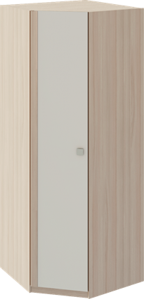 Шкаф Глэдис М21 (Шимо светлый/Белый текстурный) в Грозном - изображение