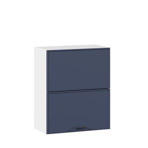 Шкаф кухонный горизонтальный 600 комбинированный Индиго ЛД 298.970.000.125, Белый/Тёмно-синий в Грозном
