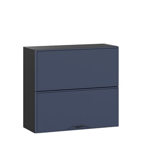 Горизонтальный кухонный шкаф 800 Индиго ЛД 298.980.000.168, Чёрный/Тёмно-синий в Грозном