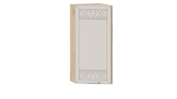 Кухонный шкаф торцевой Долорес 1В3Т (Дуб крафт золотой/Крем) в Грозном