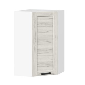 Навесной кухонный шкаф 600 угловой высокий Винченца ЛД 234.620.000.042, Белый/Дуб Крафт белый в Грозном