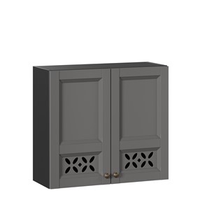 Кухонный шкаф Амели-3 800 ЛД 299.360.000.035, Черный/Оникс серый в Грозном