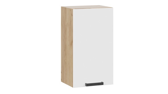 Кухонный навесной шкаф Детройт 1В4 (Дуб крафт золотой/Белый глянец) в Грозном - изображение