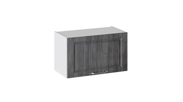 Навесной кухонный шкаф Прованс (Белый глянец/Санторини темный) В_36-60_1ДО в Грозном