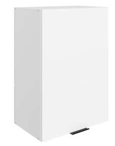 Шкаф навесной Стоун L500 Н720 (1 дв. гл.) (белый/джелато софттач) в Грозном